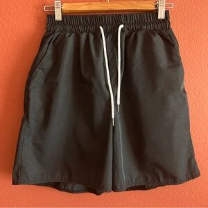 Romwe Men’s Black Sports Shorts Size Small